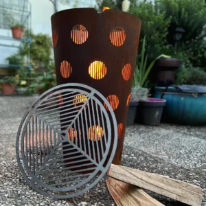 Feuertonne Klään mit Grillrost